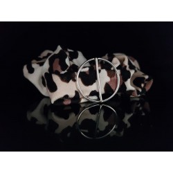 Scrunchies leopard motif cercle barre